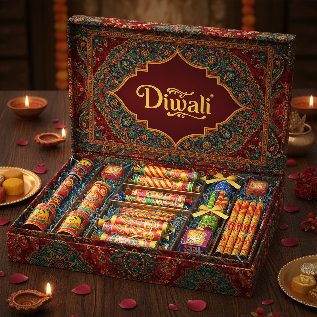 Diwali crackers assorted gift box